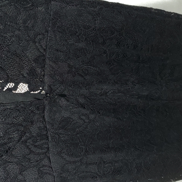 Bebe Mini Black Lace Dress - Picture 6 of 7